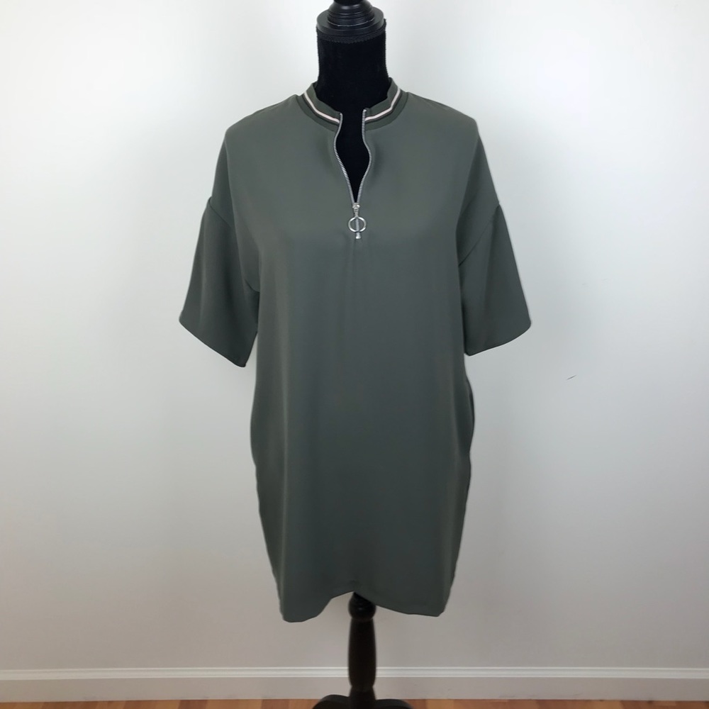 Zara basic collection shirt dress